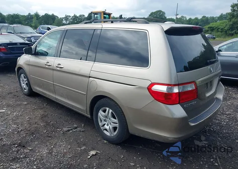 2007 Honda Odyssey Ex-L из США, поврежденный, VIN 5FNRL38757B133415